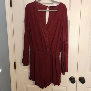 Maroon romper